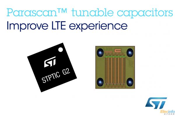 ST新聞稿7月15日 圖片——意法半導(dǎo)體（ST）推出新型調(diào)諧電容，幫助4G手機(jī)在信號(hào)強(qiáng)度減弱時(shí)保持始終如一的性能表現(xiàn)