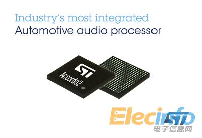 ST新聞稿12月6日 圖片——意法半導體(ST)推出新款汽車音頻處理器，可縮短產(chǎn)品設(shè)計周期、加快上市時間